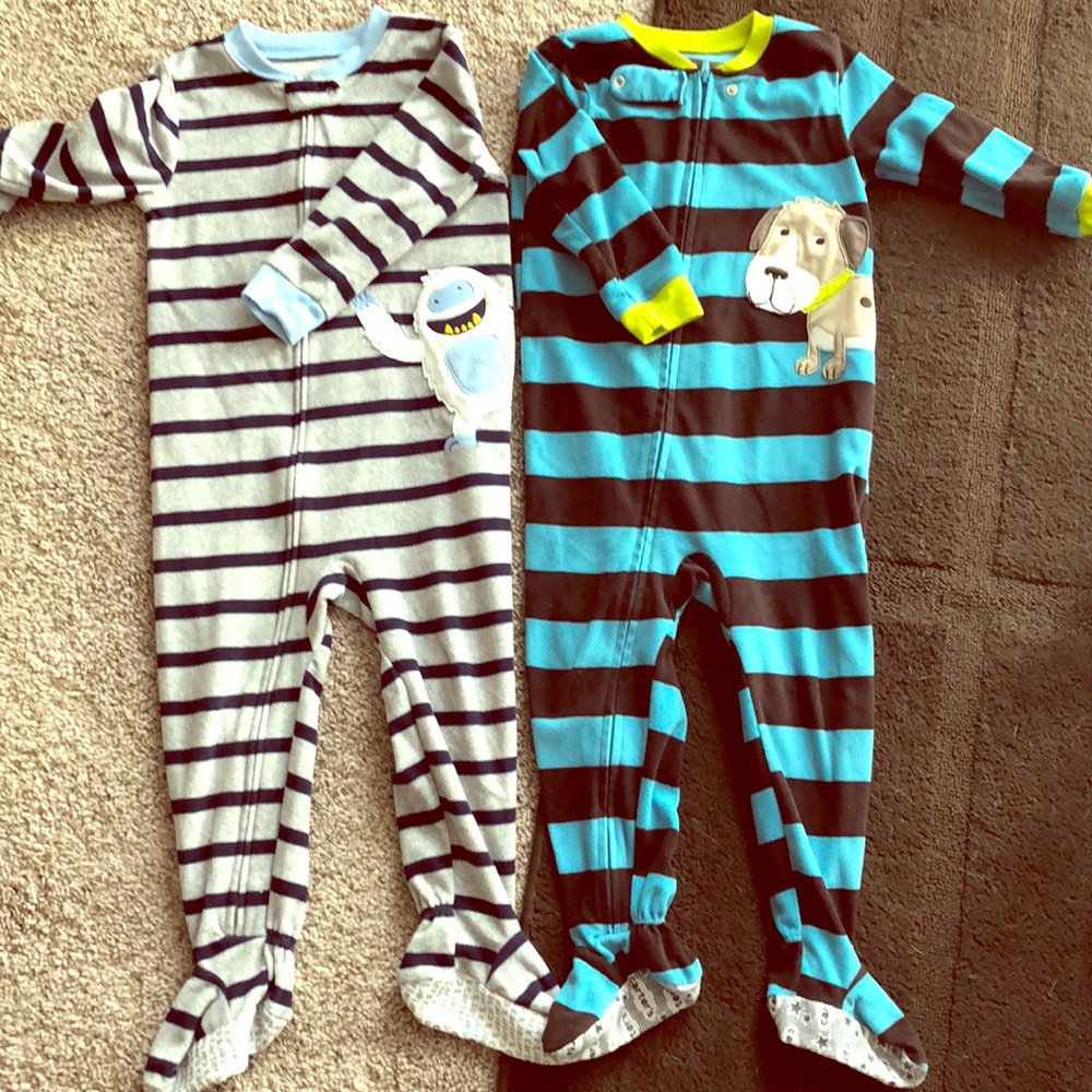 Carters 3T footed pjs